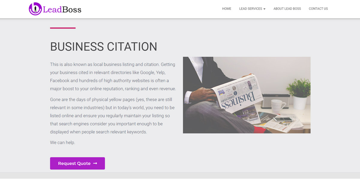 Business Citation LeadBoss